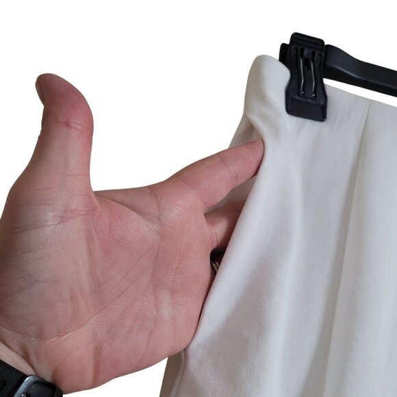 OGL Move White Pleated Cotton Blend Ponte Pickleball Tennis Skort Pocket‎ Size M - Picture 8 of 15